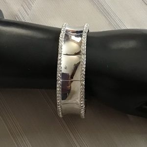 Mirrored bracelet with beaded detail on edges